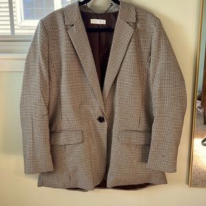 Oversized Hoodstooth Blazer - Never Worn